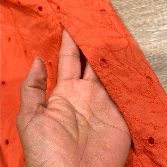 Madewell Size XS Orange Sleeveless Square Neck Maxi Sundress - Picture 9 of 13